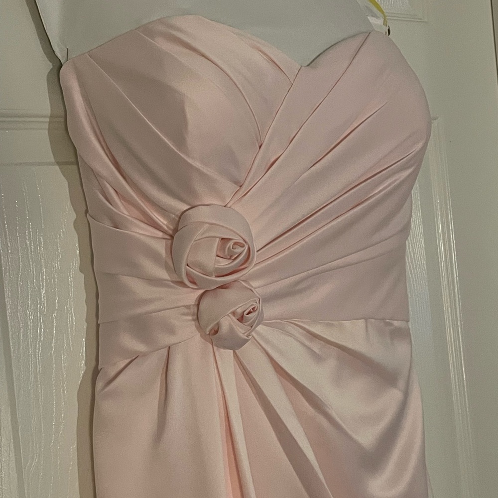 Pretty in Pink Satin Gown